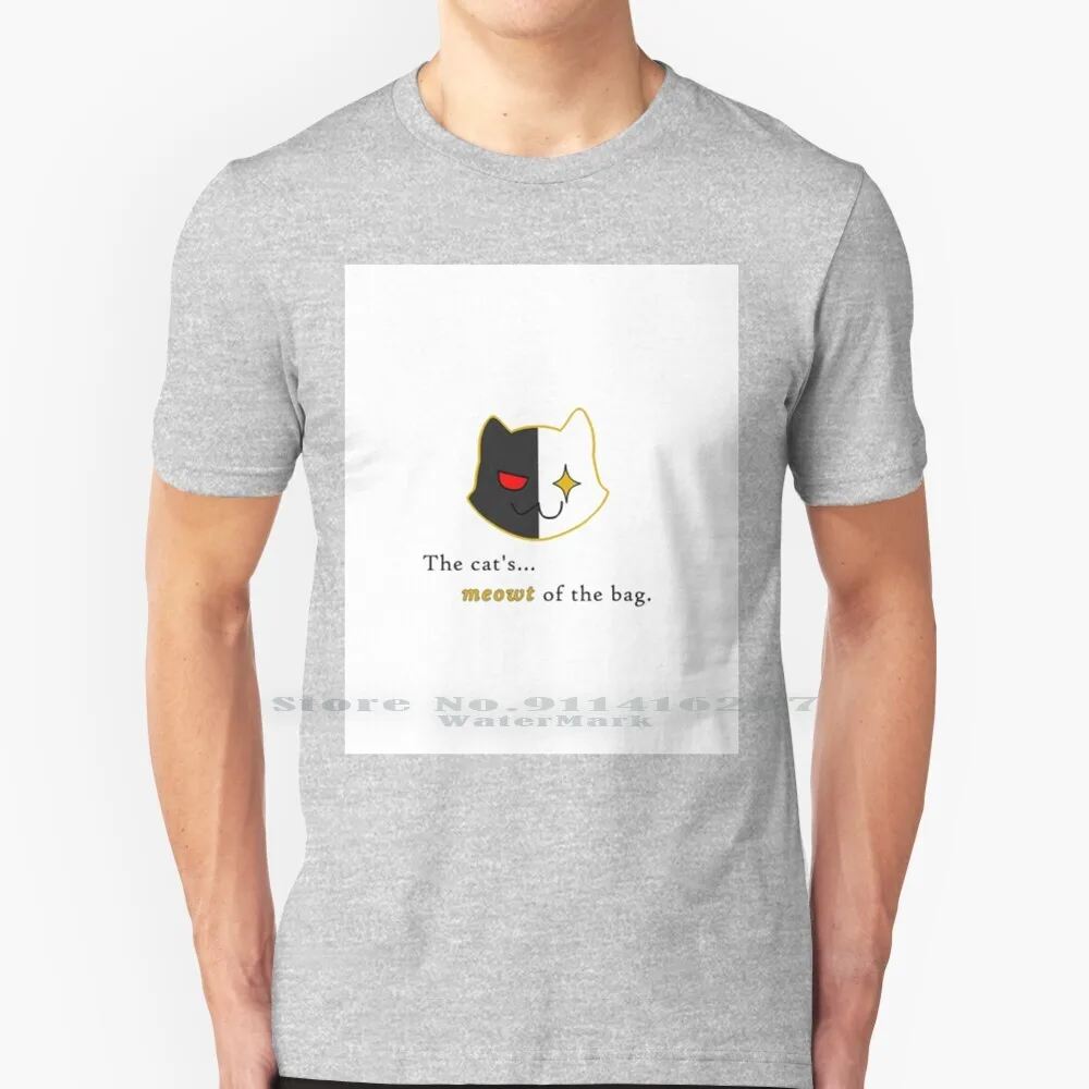Футболка с изображением кошки Meowt Of The Cat Of The Bag, 100% чистый хлопок, сезон 2
Футболка с изображением кошки Meowt Of The Cat Of The Bag, 100% чистый хлопок, сезон 2
