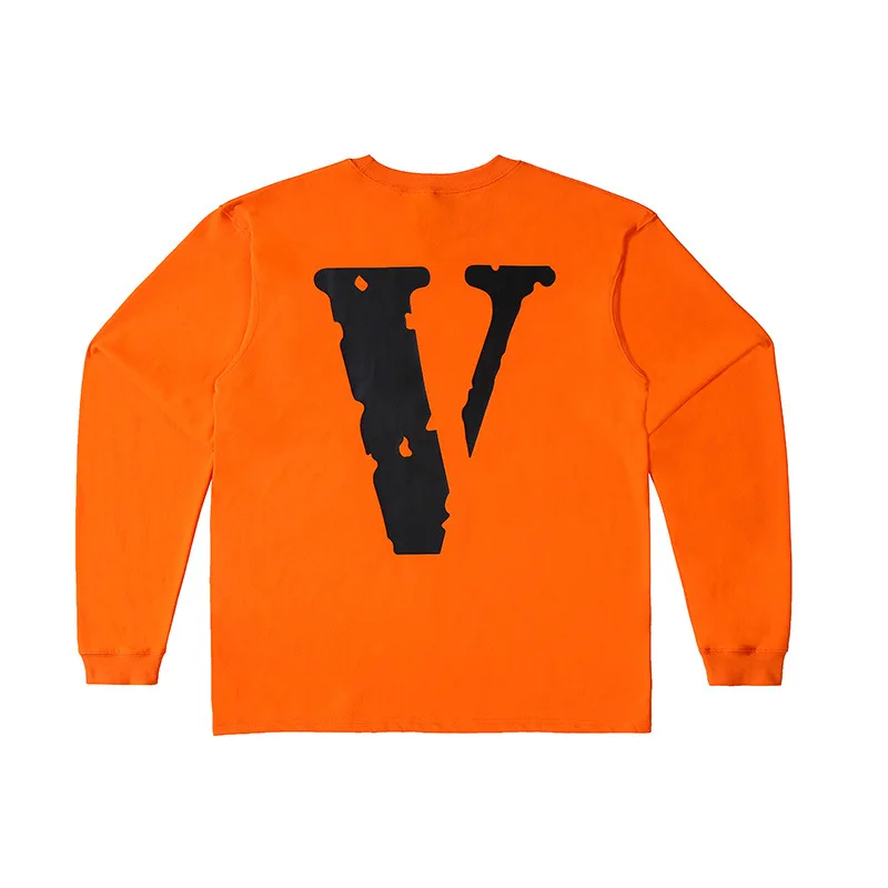 Man T VLONE Shirt 100% cotton Streetwear Women's T-shirt USA Longh Sleeve Brand Hip Hop Tshirt Classic Orange
Man T VLONE Shirt 100% cotton Streetwear Women's T-shirt USA Longh Sleeve Brand Hip Hop Tshirt Classic Orange