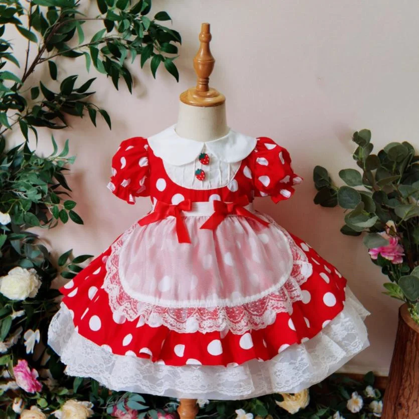 Испанское платье принцессы в стиле "Лолита", кружевное платье с короткими рукавами и принтом для девочек, платье на день рождения, пасхально...
Испанское платье принцессы в стиле "Лолита", кружевное платье с короткими рукавами и принтом для девочек, платье на день рождения, пасхально...