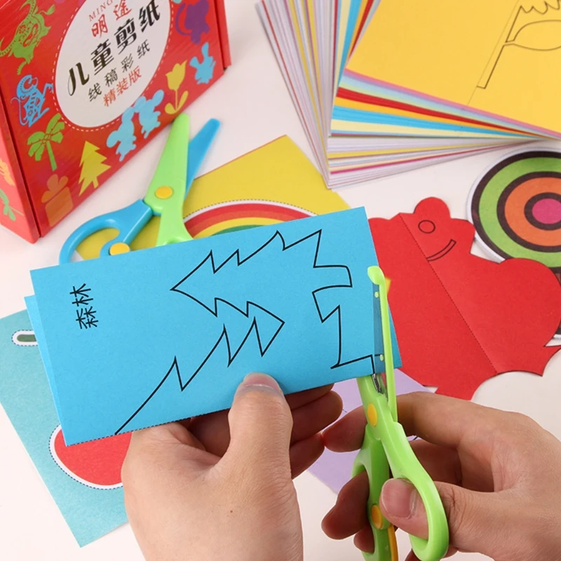 96/192 pcs Kingergarden Kids Educational Art Craft with Scissor Tools Gifts for Kids DIY Handmade Papercutting Material
96/192 pcs Kingergarden Kids Educational Art Craft with Scissor Tools Gifts for Kids DIY Handmade Papercutting Material