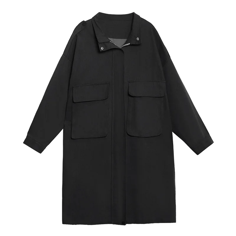 QING MO 2020 Autumn New Women Safari Style Coat Women Casual Solid Trench Coat Female Turtleneck Coat Outwear ZQY5469
QING MO 2020 Autumn New Women Safari Style Coat Women Casual Solid Trench Coat Female Turtleneck Coat Outwear ZQY5469