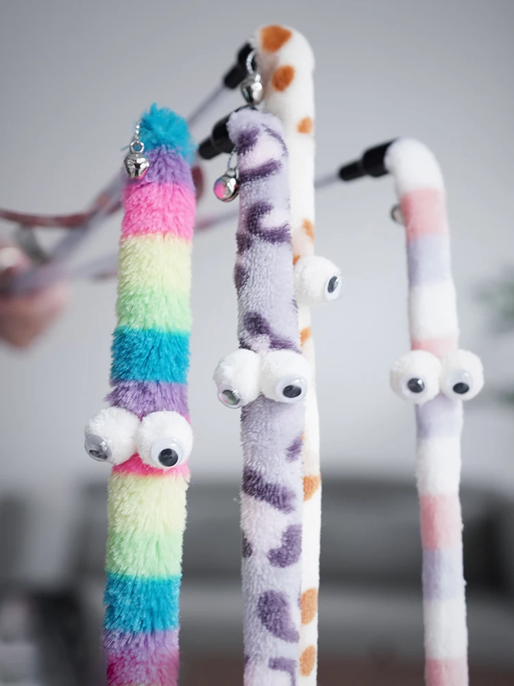Cat Toy Feather Cat Teaser Wand Cat Interactive Toy Funny Caterpillar Colorful Rod Teaser Wand Pet Cat Supplies Cat Accessory
Cat Toy Feather Cat Teaser Wand Cat Interactive Toy Funny Caterpillar Colorful Rod Teaser Wand Pet Cat Supplies Cat Accessory