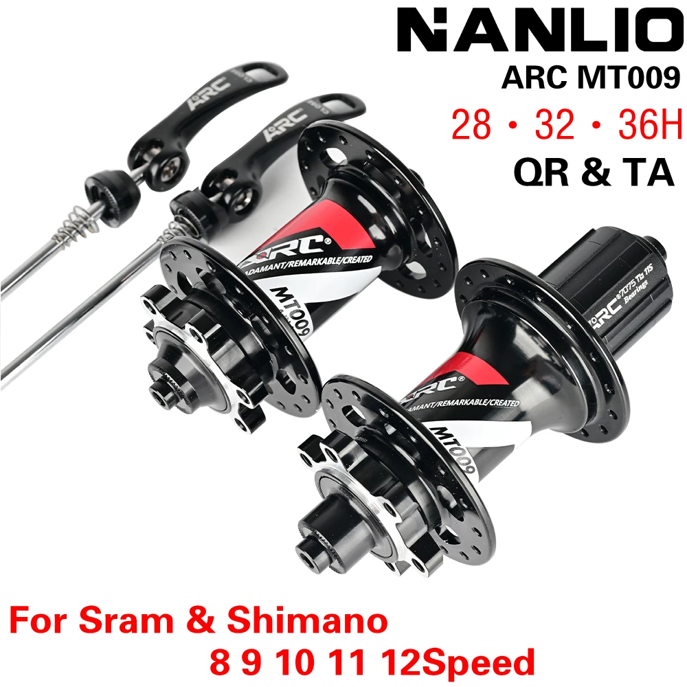 ARC MTB Hub 28H / 32H / 36H Micro Spline 12 Speed Disc Brake Bearing Hub 6 Pawls 114T Click HG 8 9 10 11/ MS / Sram XDR 12 Speed
ARC MTB Hub 28H / 32H / 36H Micro Spline 12 Speed Disc Brake Bearing Hub 6 Pawls 114T Click HG 8 9 10 11/ MS / Sram XDR 12 Speed