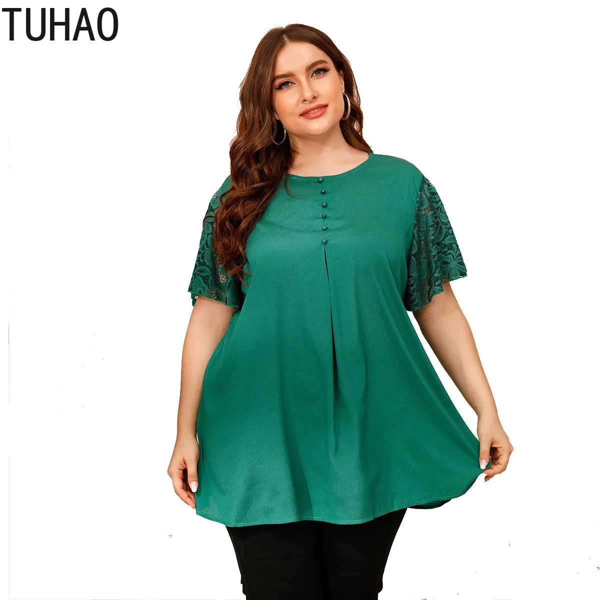 Женская блузка TUHAO размера плюс 4XL 3XL, повседневная офисная блузка зеленого цвета для мам, большие размеры, топы, рубашки, одежда
Женская блузка TUHAO размера плюс 4XL 3XL, повседневная офисная блузка зеленого цвета для мам, большие размеры, топы, рубашки, одежда