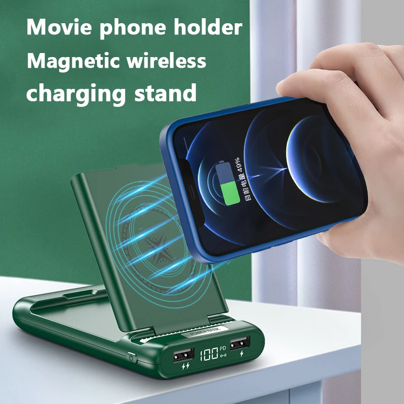 10000mAh Magnetic Wireless Portable Power Bank 10W Fast Charger For iPhone 12 13 Pro Max Mobile Phone External Auxiliary Battery
10000mAh Magnetic Wireless Portable Power Bank 10W Fast Charger For iPhone 12 13 Pro Max Mobile Phone External Auxiliary Battery