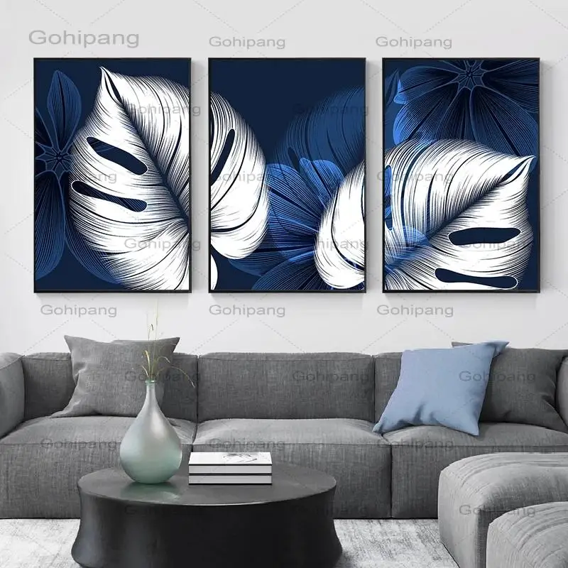 Abstract Blue White Plant Leaf Posters Print Modern Home Decor Picture Wall Art Canvas Painting Nordic Living Room Decor Cuadros
Abstract Blue White Plant Leaf Posters Print Modern Home Decor Picture Wall Art Canvas Painting Nordic Living Room Decor Cuadros