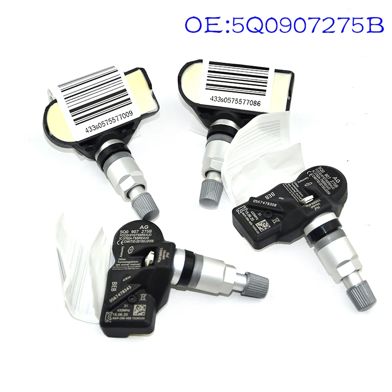 Tire Pressure Sensor TPMS 5Q0907275B 433Mhz For AUDI SKODA PORSCHE VOLKSWAGEN 5Q0907275C
Tire Pressure Sensor TPMS 5Q0907275B 433Mhz For AUDI SKODA PORSCHE VOLKSWAGEN 5Q0907275C