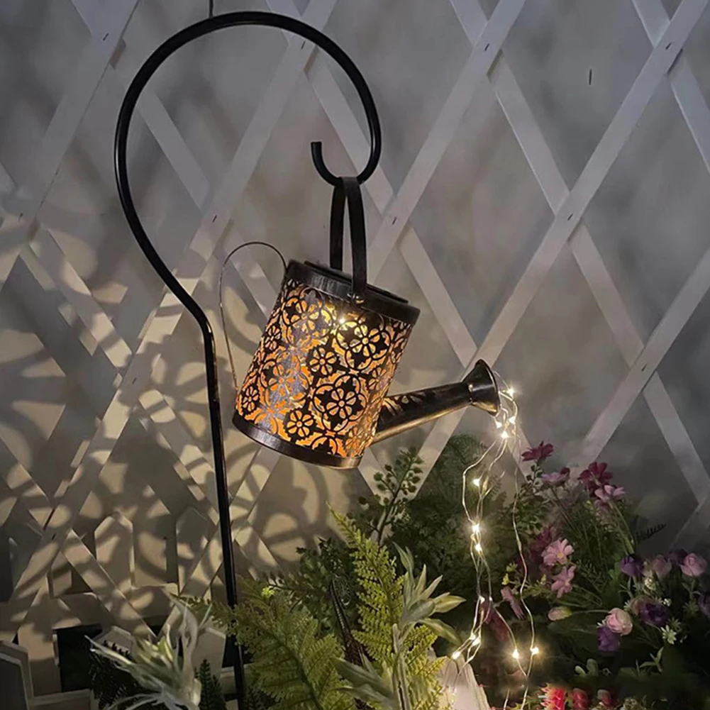 LED Solar Powered Shower Watering Can String Lamp Garden Art Metal Iron Waterproof Art Water Sprinkle Kettle Light Landscape
LED Solar Powered Shower Watering Can String Lamp Garden Art Metal Iron Waterproof Art Water Sprinkle Kettle Light Landscape