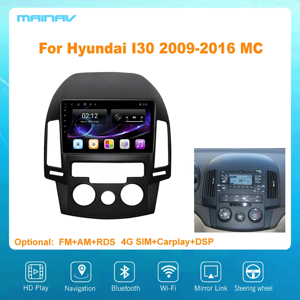 9" Android10 for Hyundai I30 2009-2016 MC RDS Car Navigation for DSP CarPlay Car Radio Multimedia Video Player Auto Stereo GPS
9" Android10 for Hyundai I30 2009-2016 MC RDS Car Navigation for DSP CarPlay Car Radio Multimedia Video Player Auto Stereo GPS