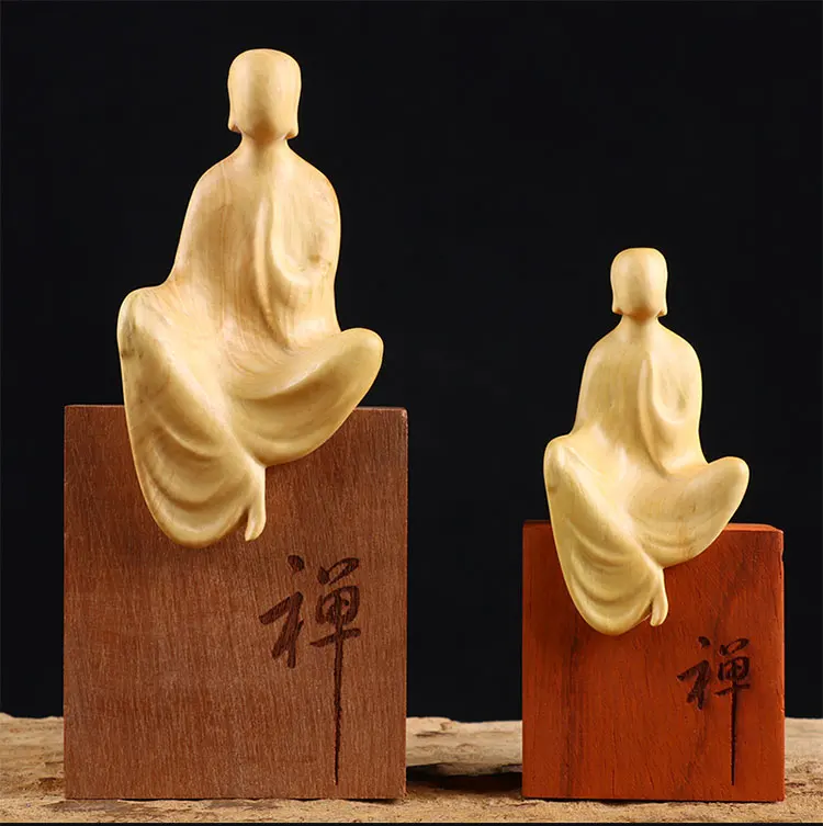 Boxwood 9cm 11cm Animitta Buddha Sculpture Wood Zen Buddha Statue Monk Home Decor
Boxwood 9cm 11cm Animitta Buddha Sculpture Wood Zen Buddha Statue Monk Home Decor