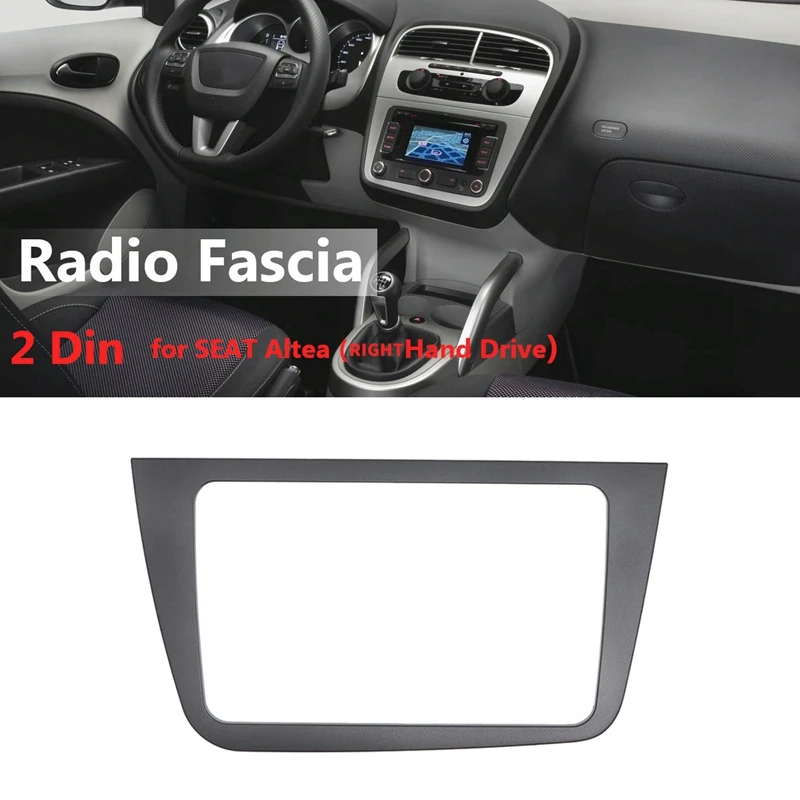 Car Radio Fascia for SEAT Altea 2004-2015 (RHD)Stereo Face Plate Frame Panel Dash Mount Kit Adapter Trim Bezel Fascia
Car Radio Fascia for SEAT Altea 2004-2015 (RHD)Stereo Face Plate Frame Panel Dash Mount Kit Adapter Trim Bezel Fascia