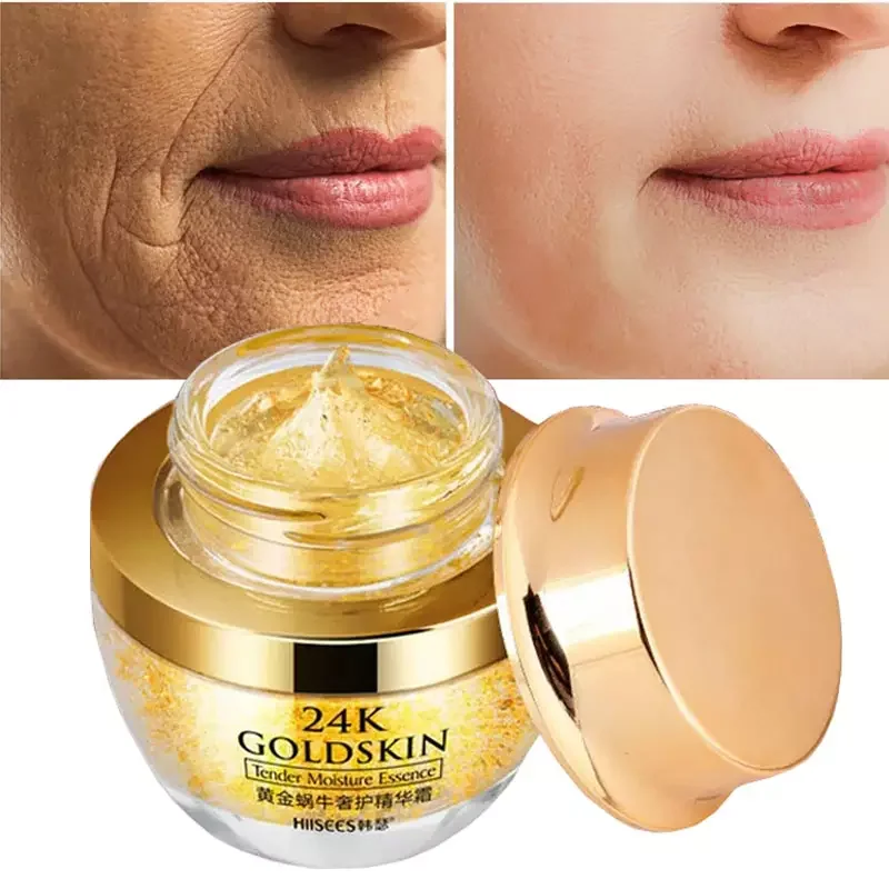 24K Gold Snail Collagen Face Cream Brighten Skin Anti-Aging Moisturizing Remove Acne Whitening Improve Skin Face Skin Care
24K Gold Snail Collagen Face Cream Brighten Skin Anti-Aging Moisturizing Remove Acne Whitening Improve Skin Face Skin Care