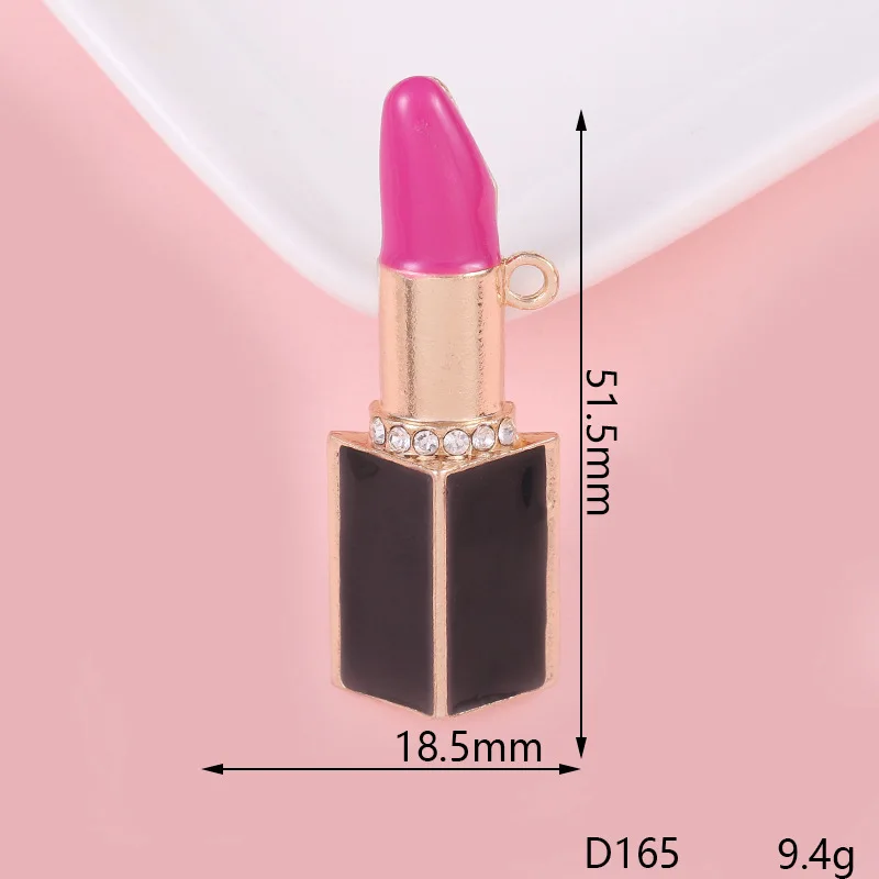 2Pcs Sexy Rhinestone Lips Lipstick Alloy Charms Pendant for Earrings Bracelets Necklace Keychain DIY Jewelry Making Accessories
2Pcs Sexy Rhinestone Lips Lipstick Alloy Charms Pendant for Earrings Bracelets Necklace Keychain DIY Jewelry Making Accessories