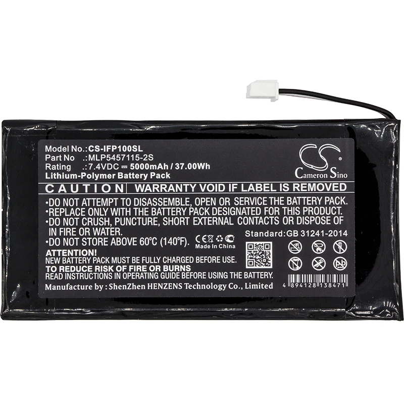 Cameron Sino 5000mAh Battery MLP5457115-2S for Infinity One Premium 
Cameron Sino 5000mAh Battery MLP5457115-2S for Infinity One Premium