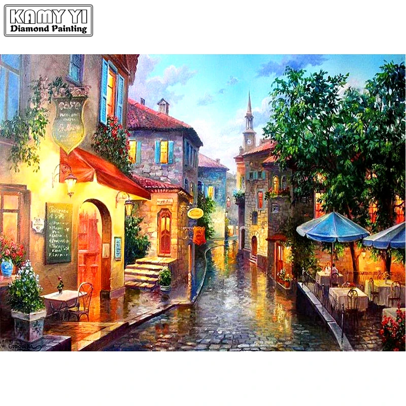 Diamond Painting Cross Stitch Rhinestone Full Drill Square Diamond 5D DIY Diamond Painting"night Street View"diamond Embroidery
Diamond Painting Cross Stitch Rhinestone Full Drill Square Diamond 5D DIY Diamond Painting"night Street View"diamond Embroidery