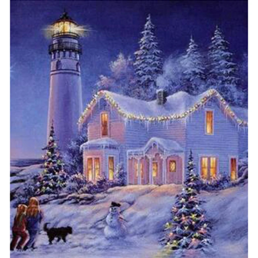 5D DIY Diamond Painting Square/Round Diamond Landscape Painting Snow House Picture Cross Stitch Embroidery Decoration Art TX199
5D DIY Diamond Painting Square/Round Diamond Landscape Painting Snow House Picture Cross Stitch Embroidery Decoration Art TX199