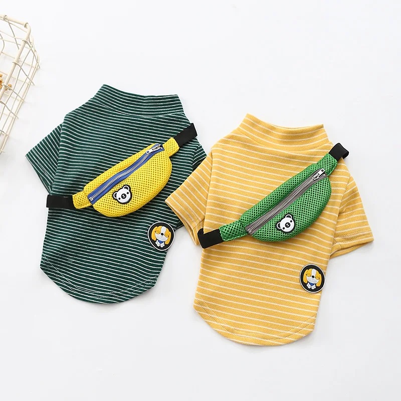 Pet Dog Clothing for Dogs Shirt Striped Dog Clothes Puppy Pet Outfits Clothing for Dogs Tshirt
Pet Dog Clothing for Dogs Shirt Striped Dog Clothes Puppy Pet Outfits Clothing for Dogs Tshirt
