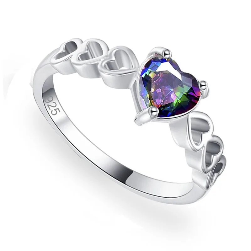 Romantic Silver Color Inlaid Colorful Heart Love Shaped Alloy Female Ring for Women Party Jewelry RIng Size 6-10
Romantic Silver Color Inlaid Colorful Heart Love Shaped Alloy Female Ring for Women Party Jewelry RIng Size 6-10