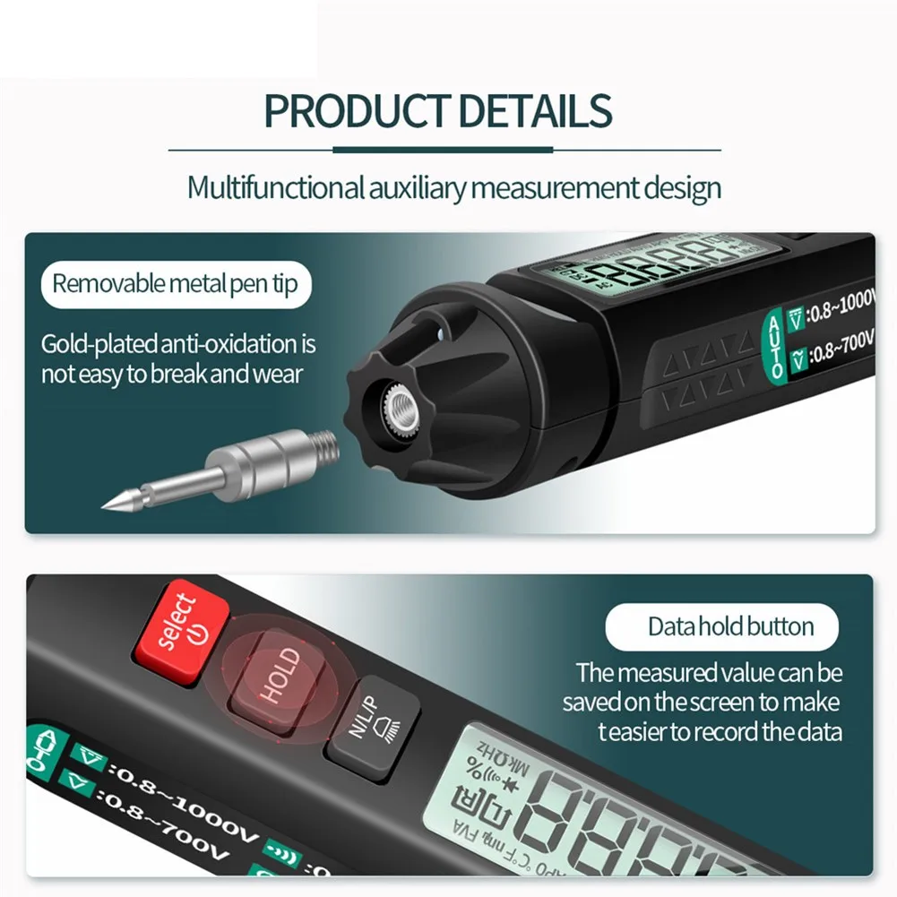 A3008 High-quality Detection Instrument Pen Multimeter Measuring Tool Multimeter Test Lead With Manual
A3008 High-quality Detection Instrument Pen Multimeter Measuring Tool Multimeter Test Lead With Manual