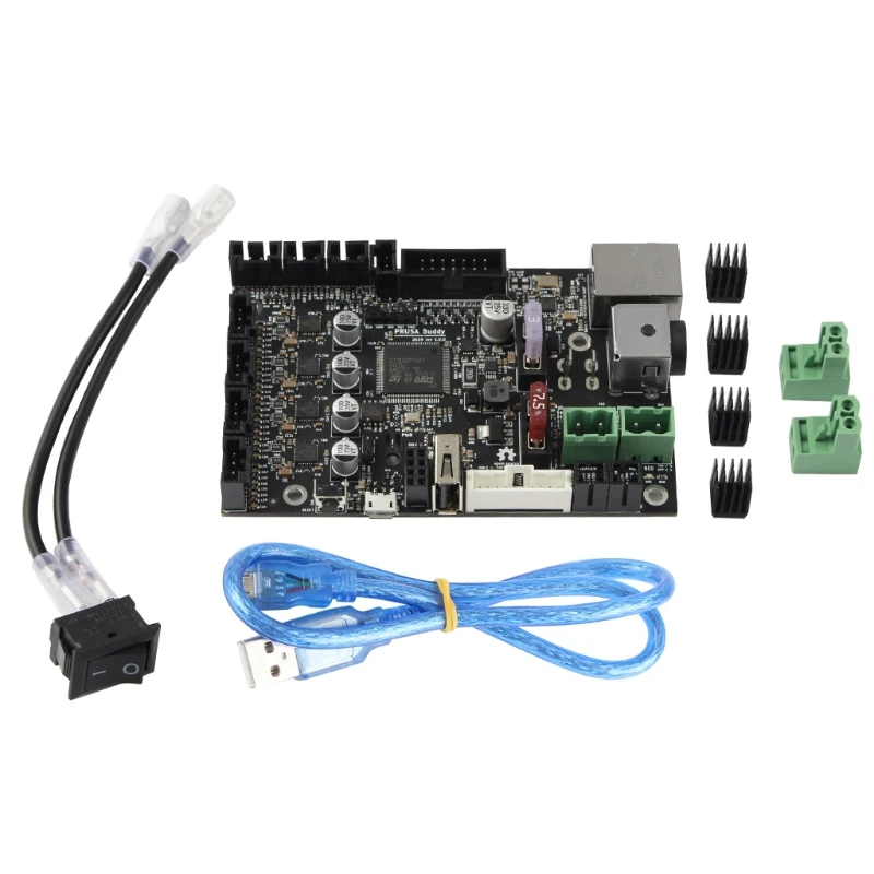 Плата управления 28EA Clone Prusa Buddy, встроенный драйвер TMC2209 для частей 3D-принтера, материнская плата
Плата управления 28EA Clone Prusa Buddy, встроенный драйвер TMC2209 для частей 3D-принтера, материнская плата