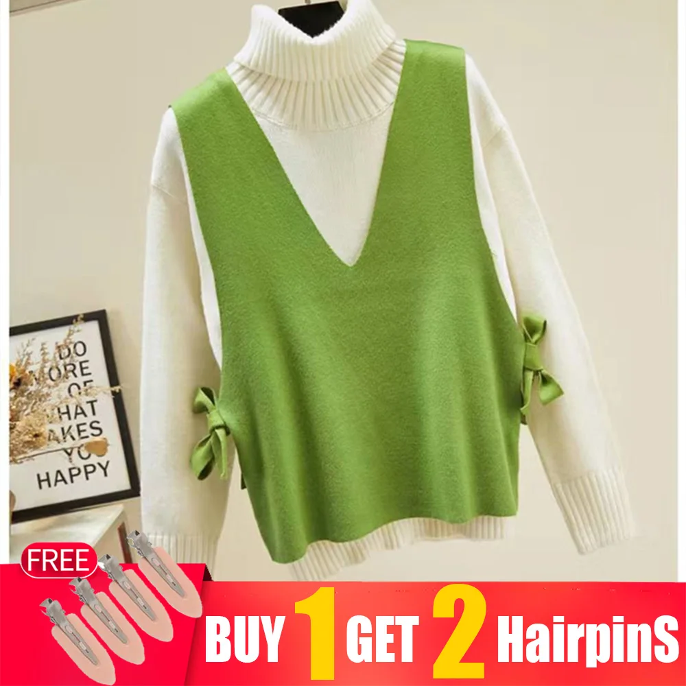 Women's Spring and Autumn New Style Vest Outer Wear V-neck Lace Bowknot Vest All-match Commuter Cute Vests
Women's Spring and Autumn New Style Vest Outer Wear V-neck Lace Bowknot Vest All-match Commuter Cute Vests
