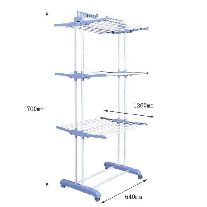 4 Tiers Adjustable Clothes Rack Clothing Clothes Airer Horse Stainless Laundry Rack Hanging Drying Folding Storage Organizer HWC
4 Tiers Adjustable Clothes Rack Clothing Clothes Airer Horse Stainless Laundry Rack Hanging Drying Folding Storage Organizer HWC