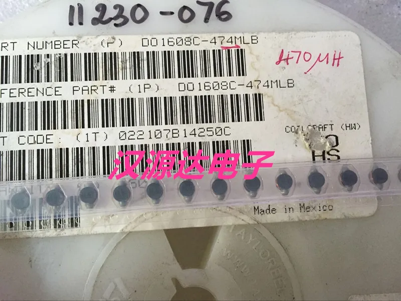 DO1608C-474MLB 470UH 0.26A 6.6X4.45X2.92MM фиксированные индукторы DO1608C Pwr индуктор 470 uH 20% 0,26 A
DO1608C-474MLB 470UH 0.26A 6.6X4.45X2.92MM фиксированные индукторы DO1608C Pwr индуктор 470 uH 20% 0,26 A