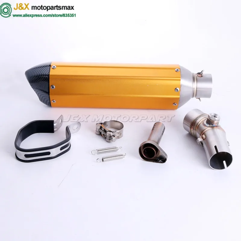 ER-6N ER-6F Motorcycle Exhaust Muffler Full System Middle Pipe + Exhaust Slip On For Kawasaki ER6N ER6F NINJA650R 2012 To 2015
ER-6N ER-6F Motorcycle Exhaust Muffler Full System Middle Pipe + Exhaust Slip On For Kawasaki ER6N ER6F NINJA650R 2012 To 2015
