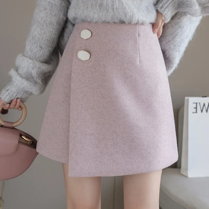 Thick woolen irregular short skirt women 2020 winter new high-waist solid color all-match skirt
Thick woolen irregular short skirt women 2020 winter new high-waist solid color all-match skirt
