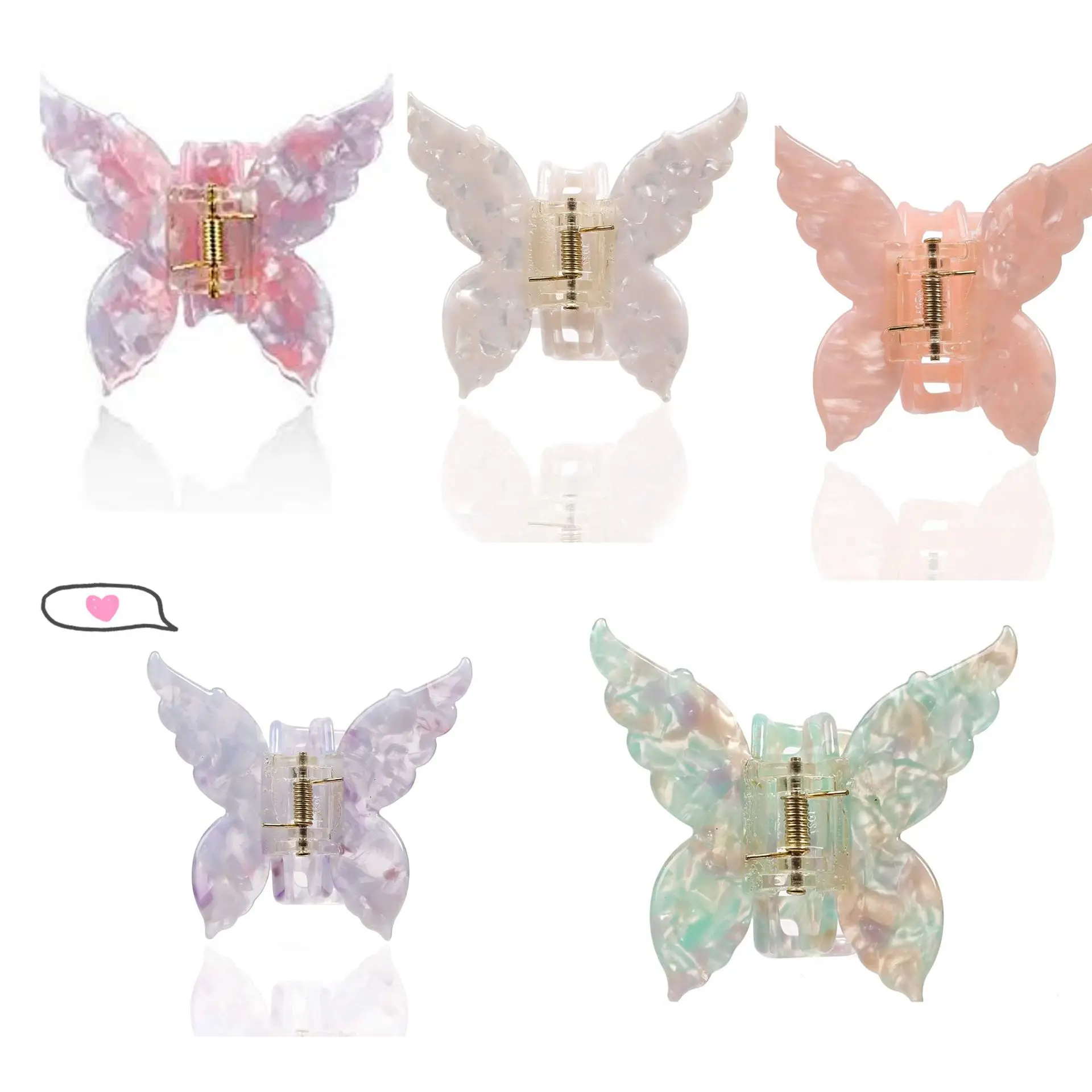 Korea 2022 NEW Fine Vintage Women Hairpins Headdress Acetate Sheet Acrylic Butterfly Shape Claw Clips For Girls Hair Accessories
Korea 2022 NEW Fine Vintage Women Hairpins Headdress Acetate Sheet Acrylic Butterfly Shape Claw Clips For Girls Hair Accessories