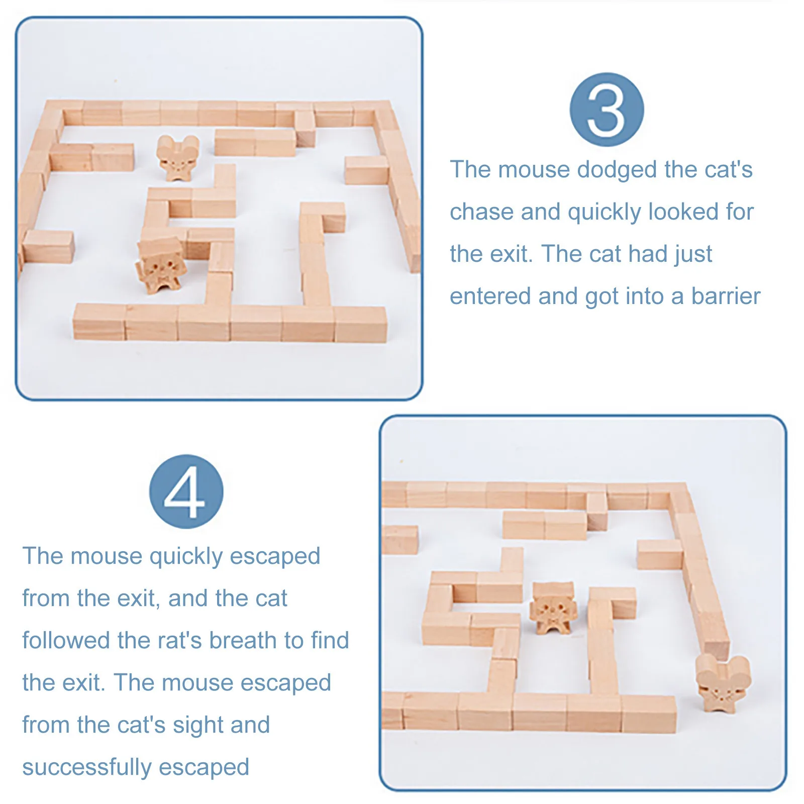 2021 Children's Wooden Cat And Mouse Play Jenga To Train Kid Logical Thinking And Improve Their Hands-on Ability Classic Toy Set
2021 Children's Wooden Cat And Mouse Play Jenga To Train Kid Logical Thinking And Improve Their Hands-on Ability Classic Toy Set
