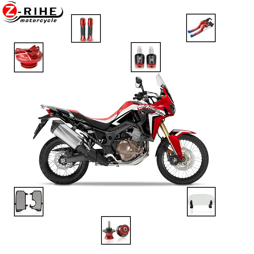 Motorcycle Accessories Handle Bar Clutch Brake Levers Radiator Grille Guard Protection For HONDA CRF1000L CRF 1000 L Africa Twin
Motorcycle Accessories Handle Bar Clutch Brake Levers Radiator Grille Guard Protection For HONDA CRF1000L CRF 1000 L Africa Twin