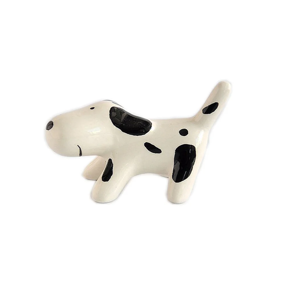 4pcs Spotted Dog Ceramic Chopsticks Rest Japanese Style Chopsticks Stand Rack Fork Holder
4pcs Spotted Dog Ceramic Chopsticks Rest Japanese Style Chopsticks Stand Rack Fork Holder