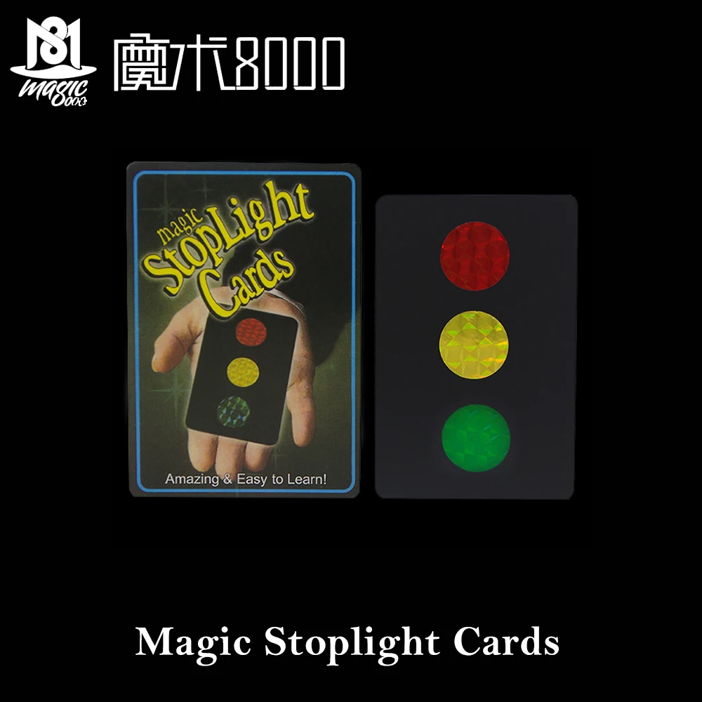 Magic Stoplight Cards Selected Color Appearing on Another Blank Tricks Close-up Gimmick Kids' Toy Props
Magic Stoplight Cards Selected Color Appearing on Another Blank Tricks Close-up Gimmick Kids' Toy Props
