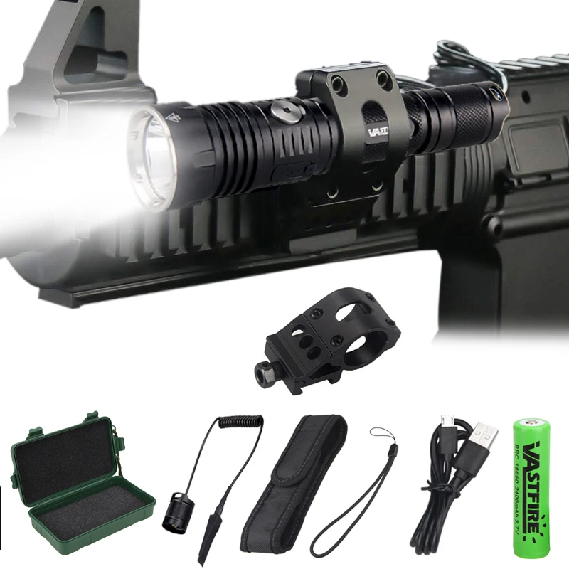 1200 люменов 368 YardsTactical Scout светильник подводный фонарик для оружия Охотничья
