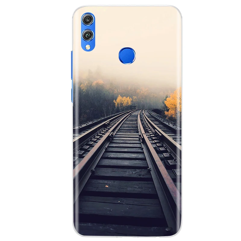 Мягкий силиконовый чехол для Huawei Honor 8X из ТПУ задняя крышка Honor8x милый 8 X телефона |