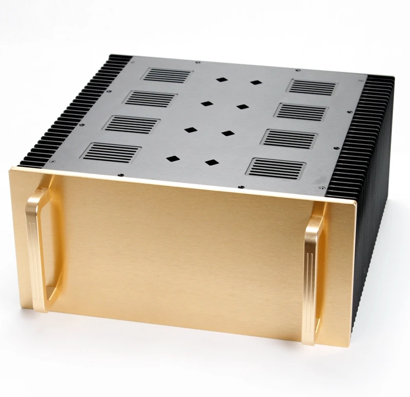 Luxury Class A power amplifier case (430*412*200mm)
Luxury Class A power amplifier case (430*412*200mm)