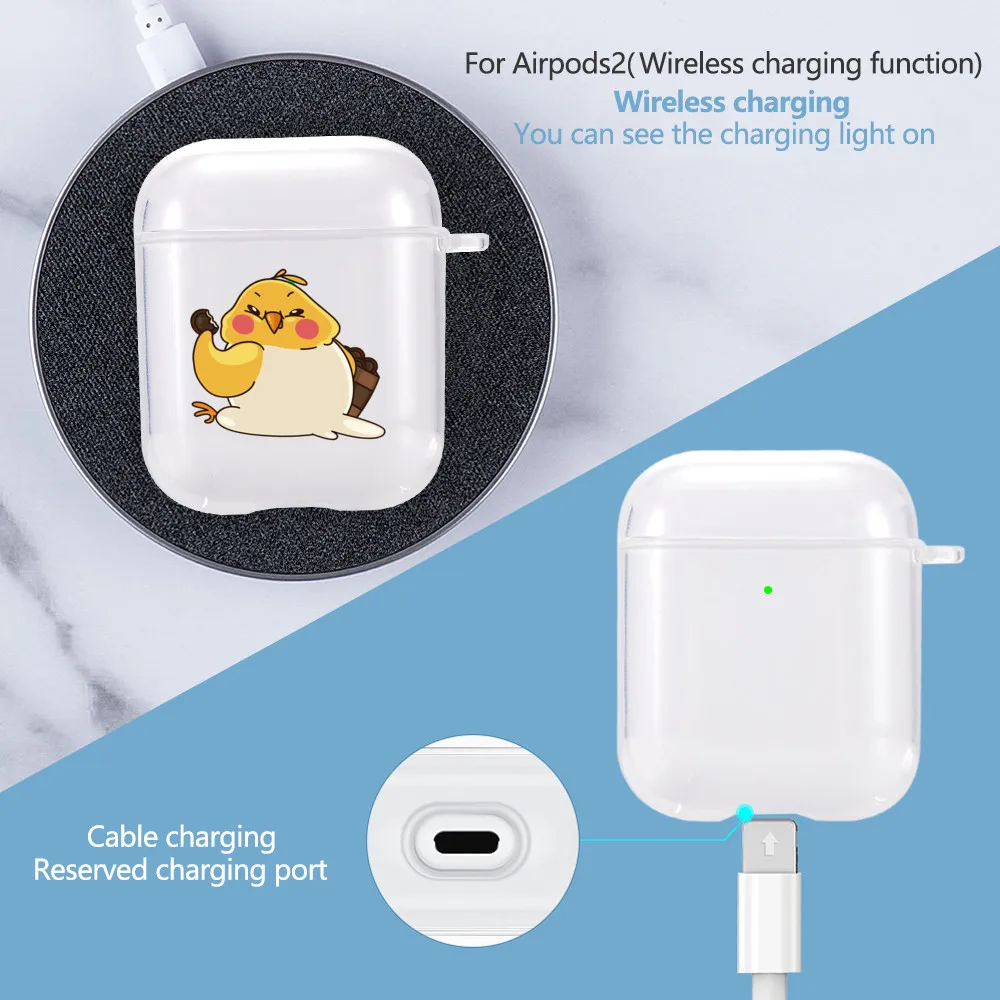 Cute Chick Soft Case for Airpods 1 2 Case Shockproof For Airpods 1/2 Protective Covers Wireless Earphone Case Airpods 1/2 Funda
Cute Chick Soft Case for Airpods 1 2 Case Shockproof For Airpods 1/2 Protective Covers Wireless Earphone Case Airpods 1/2 Funda