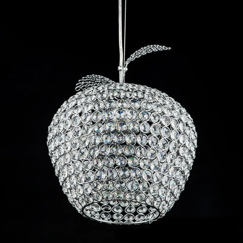 Modern Apple stainless steel led lamps crystal Pendant Lights bedroom lamps led luster light crystal restaurant Pendant lamps
Modern Apple stainless steel led lamps crystal Pendant Lights bedroom lamps led luster light crystal restaurant Pendant lamps