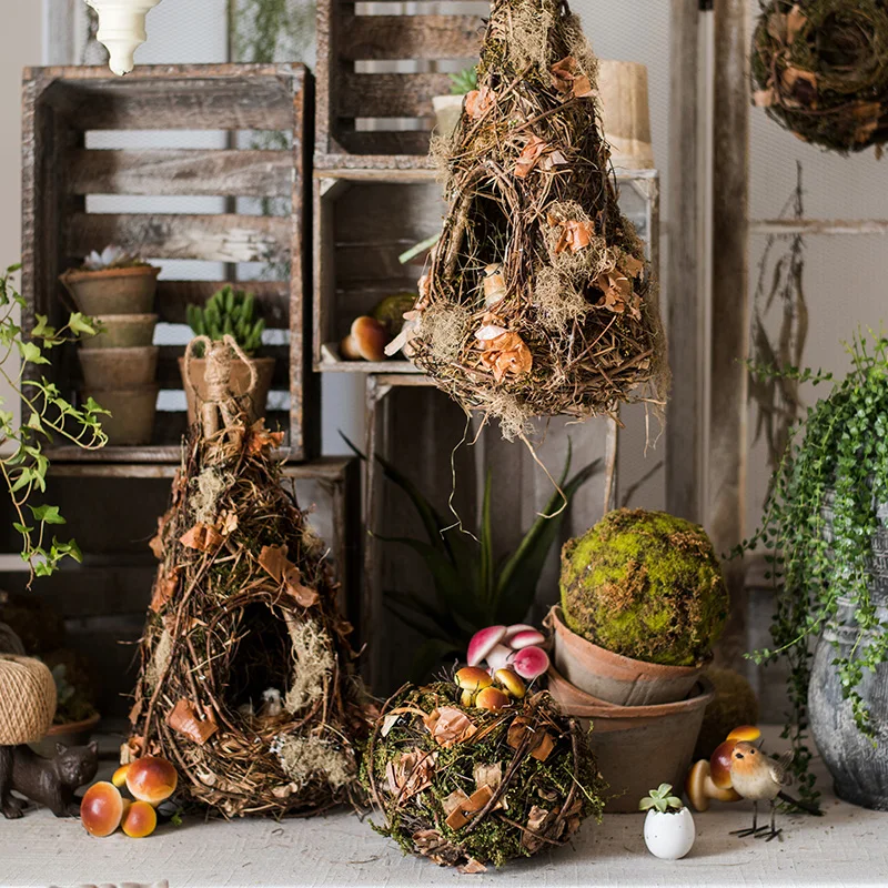 Natural Wild Vetch Bird Nest Bird Nest Bird House Garden Courtyard Decoration Charm Grocery Garden Landscape Props Decoration
Natural Wild Vetch Bird Nest Bird Nest Bird House Garden Courtyard Decoration Charm Grocery Garden Landscape Props Decoration