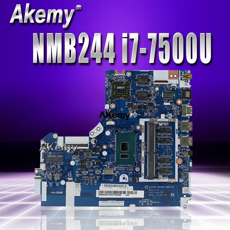 DG42A DG52A NMB244 материнская плата для For Lenovo xiaoxin 5000 материнская плата для ноутбука SR341 I7-7500U DDR4 100% teste ok
DG42A DG52A NMB244 материнская плата для For Lenovo xiaoxin 5000 материнская плата для ноутбука SR341 I7-7500U DDR4 100% teste ok