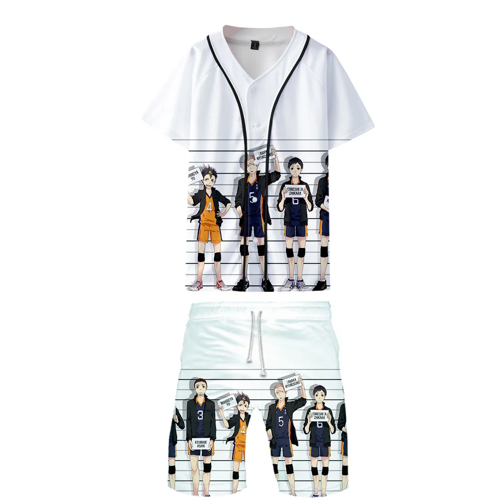 2021 3D printed trendiness Haikyu summer 2pcs sets popular Haikyu baseball T-Shirt with shorts comfy set casual streetwear
2021 3D printed trendiness Haikyu summer 2pcs sets popular Haikyu baseball T-Shirt with shorts comfy set casual streetwear