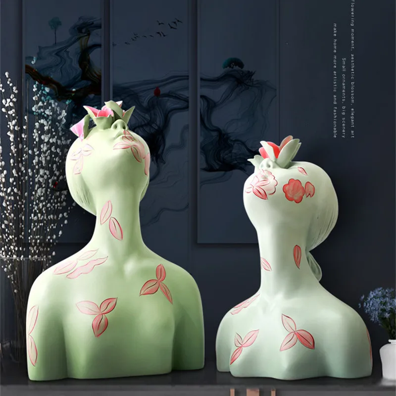 European Abstract Half-length Flower Season Girl Resin Technology Home Decoration Accessories Painted Girl Decoration A951
European Abstract Half-length Flower Season Girl Resin Technology Home Decoration Accessories Painted Girl Decoration A951