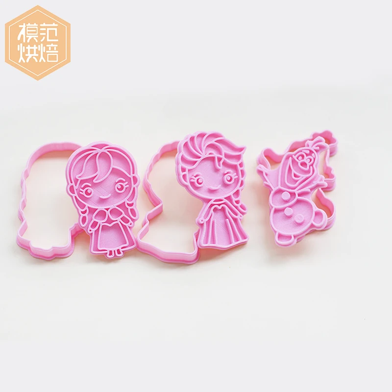 3pcs Disney Frozen 3D Cartoon Cookie Biscuit Mould ABS Plastic Roasting Tool Party Cookie Kitchen Bakeware Baking Tools
3pcs Disney Frozen 3D Cartoon Cookie Biscuit Mould ABS Plastic Roasting Tool Party Cookie Kitchen Bakeware Baking Tools