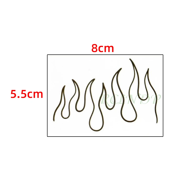 Waterproof Temporary Tattoo Sticker Flame Pattern Line Drawing Fire Element Fake Tatto Flash Tatoo Small Art for Kids Men Women 
Waterproof Temporary Tattoo Sticker Flame Pattern Line Drawing Fire Element Fake Tatto Flash Tatoo Small Art for Kids Men Women