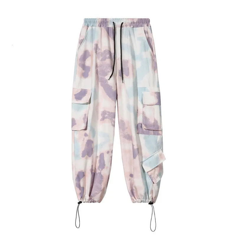 Tie-dye Pants Men's Fashion Casual Pocket Cargo Pants Men Streetwear Korean Loose Hip-hop Straight Wide-leg Pants Mens Trousers
Tie-dye Pants Men's Fashion Casual Pocket Cargo Pants Men Streetwear Korean Loose Hip-hop Straight Wide-leg Pants Mens Trousers