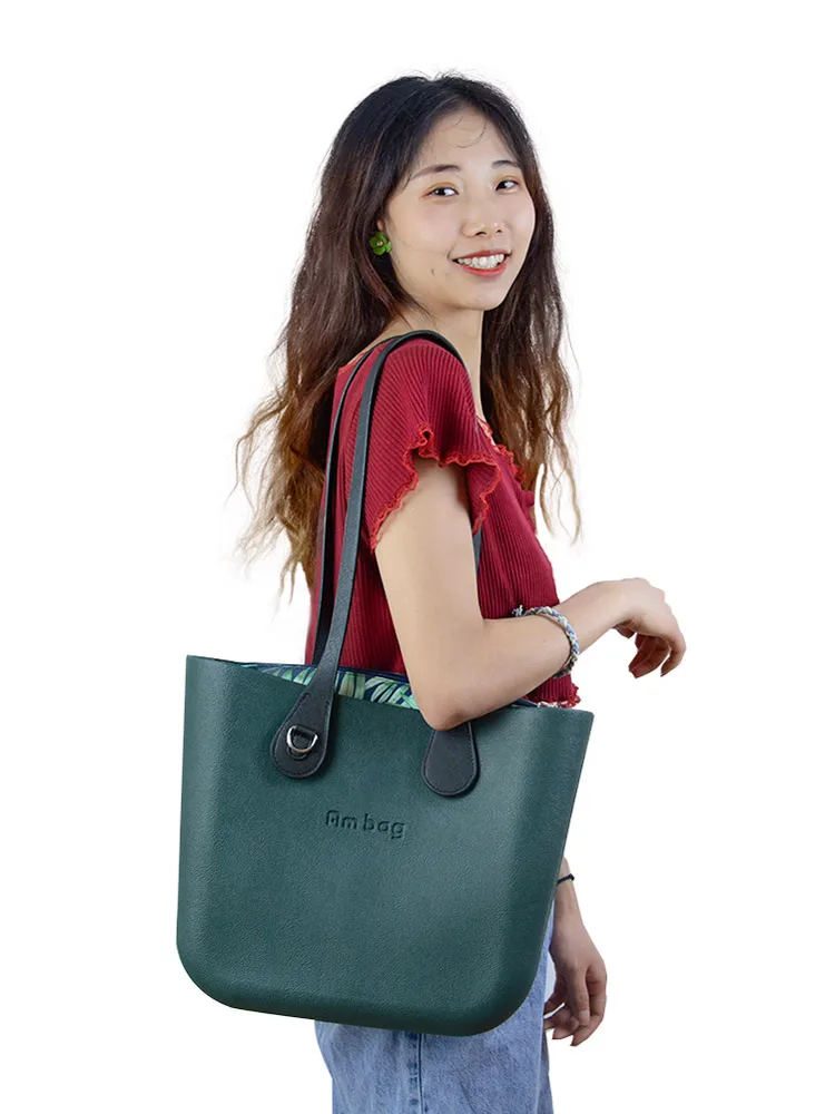 Ambag Obag O Style DIY Mini Bag with Zip-Up Colorful Canvas Inner Long 86cm PU Leather Handles Women EVA Purse Silicone Handbag
Ambag Obag O Style DIY Mini Bag with Zip-Up Colorful Canvas Inner Long 86cm PU Leather Handles Women EVA Purse Silicone Handbag