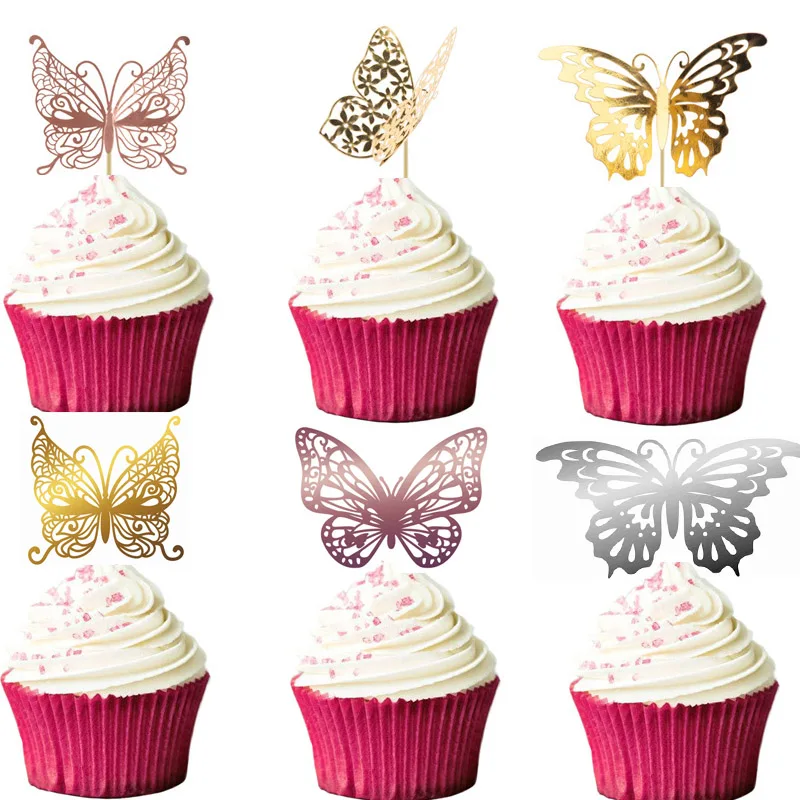 12pcs 3D Hallow Butterfly Happy Birthday Cake Topeprs Cake Deocrations for Christmas Dessert Cupcake Baking Decor XMAS
12pcs 3D Hallow Butterfly Happy Birthday Cake Topeprs Cake Deocrations for Christmas Dessert Cupcake Baking Decor XMAS
