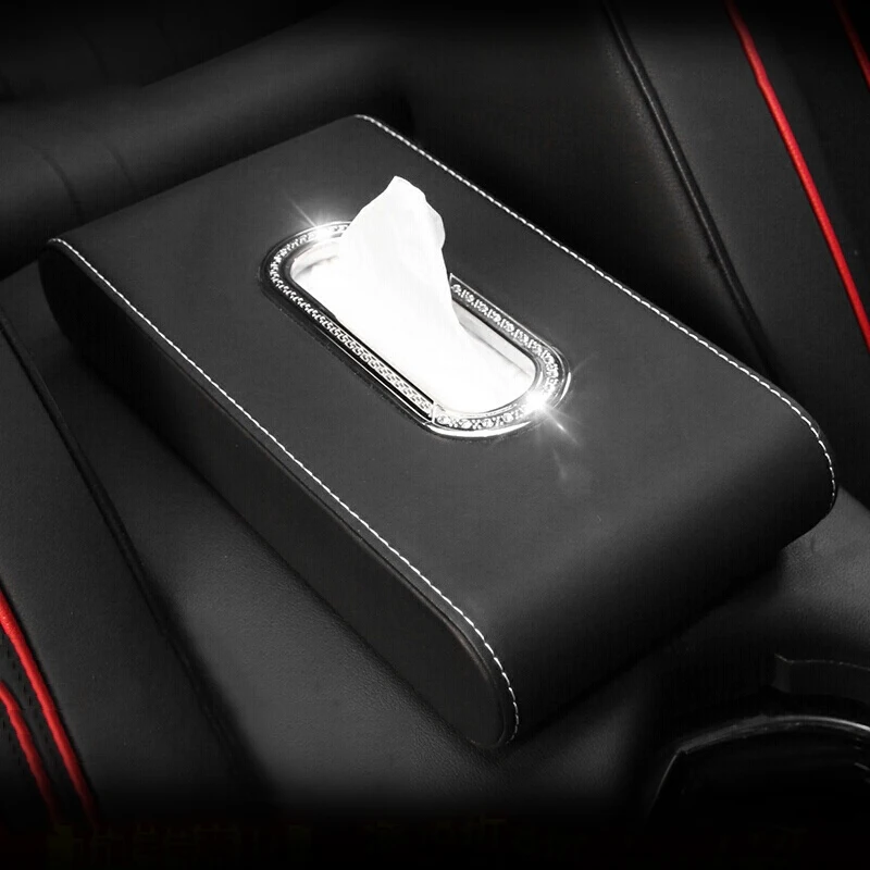 Bling Crystal car tissue Box Luxury PU Leather Auto Paper Box Holder Cover Case Tray for Home Office Automotive
Bling Crystal car tissue Box Luxury PU Leather Auto Paper Box Holder Cover Case Tray for Home Office Automotive