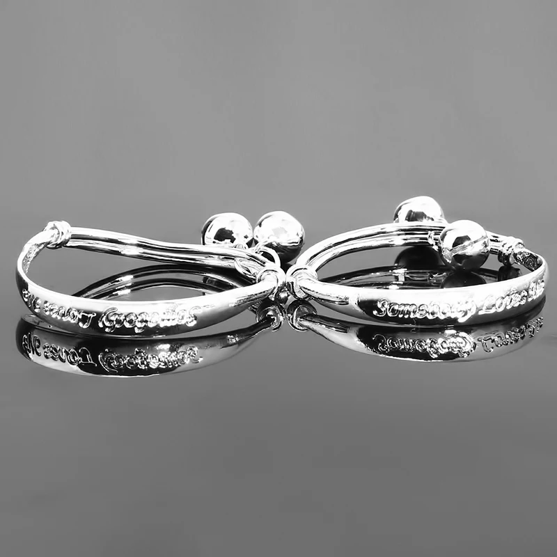 Adjustable Baby Children 925 Sliver Bell Bracelet Gift 42MM For Kids Birthday Gifts
Adjustable Baby Children 925 Sliver Bell Bracelet Gift 42MM For Kids Birthday Gifts